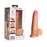 Jock Real Skin Sili Dildo Wballs 8In Li