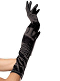 Elbow Length Satin Glove O/S B