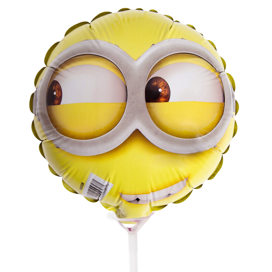 9'' Foil Despicable Me Minions Balloon With Stick