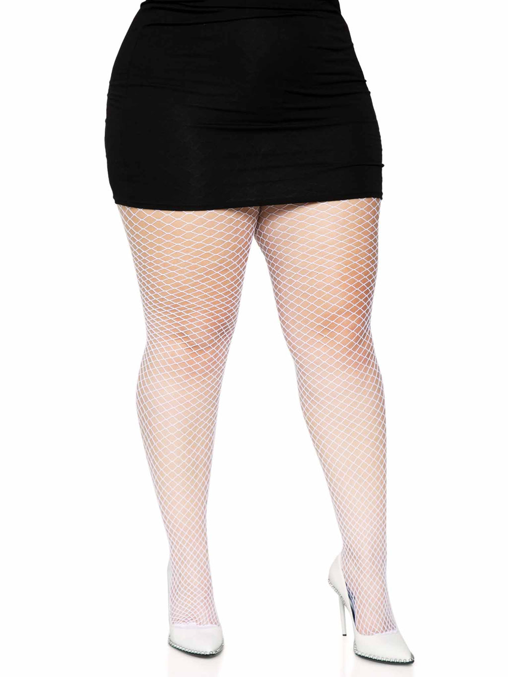 Plus Size Spandex Industrial Net Tights