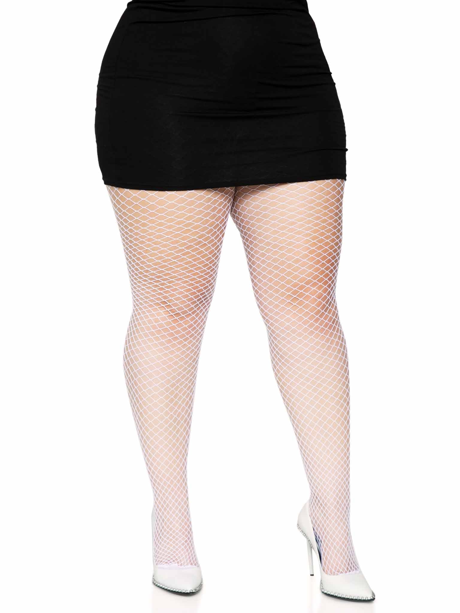 Plus Size Spandex Industrial Net Tights