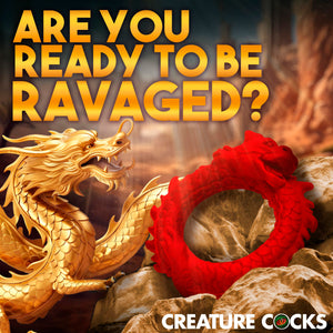Creature Cocks Rise Of The Dragon Silicone Cock Ring