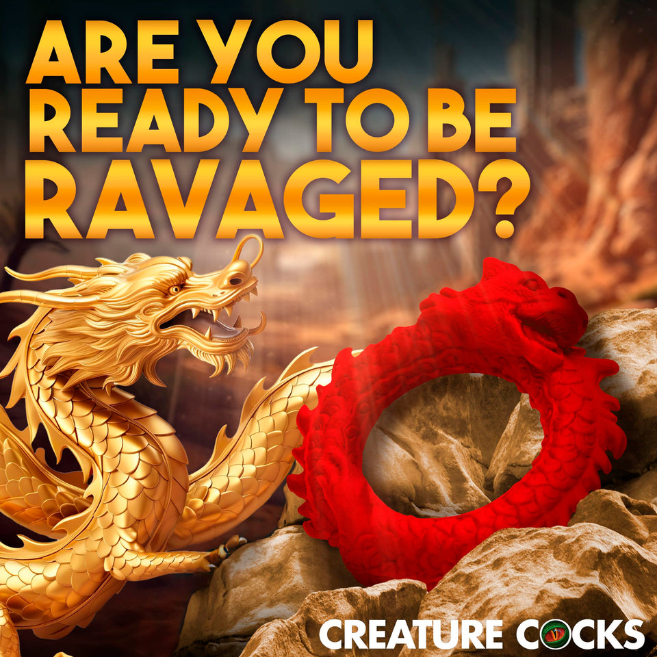 Creature Cocks Rise Of The Dragon Silicone Cock Ring