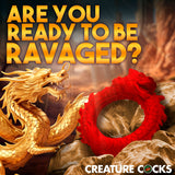 Creature Cocks Rise Of The Dragon Silicone Cock Ring