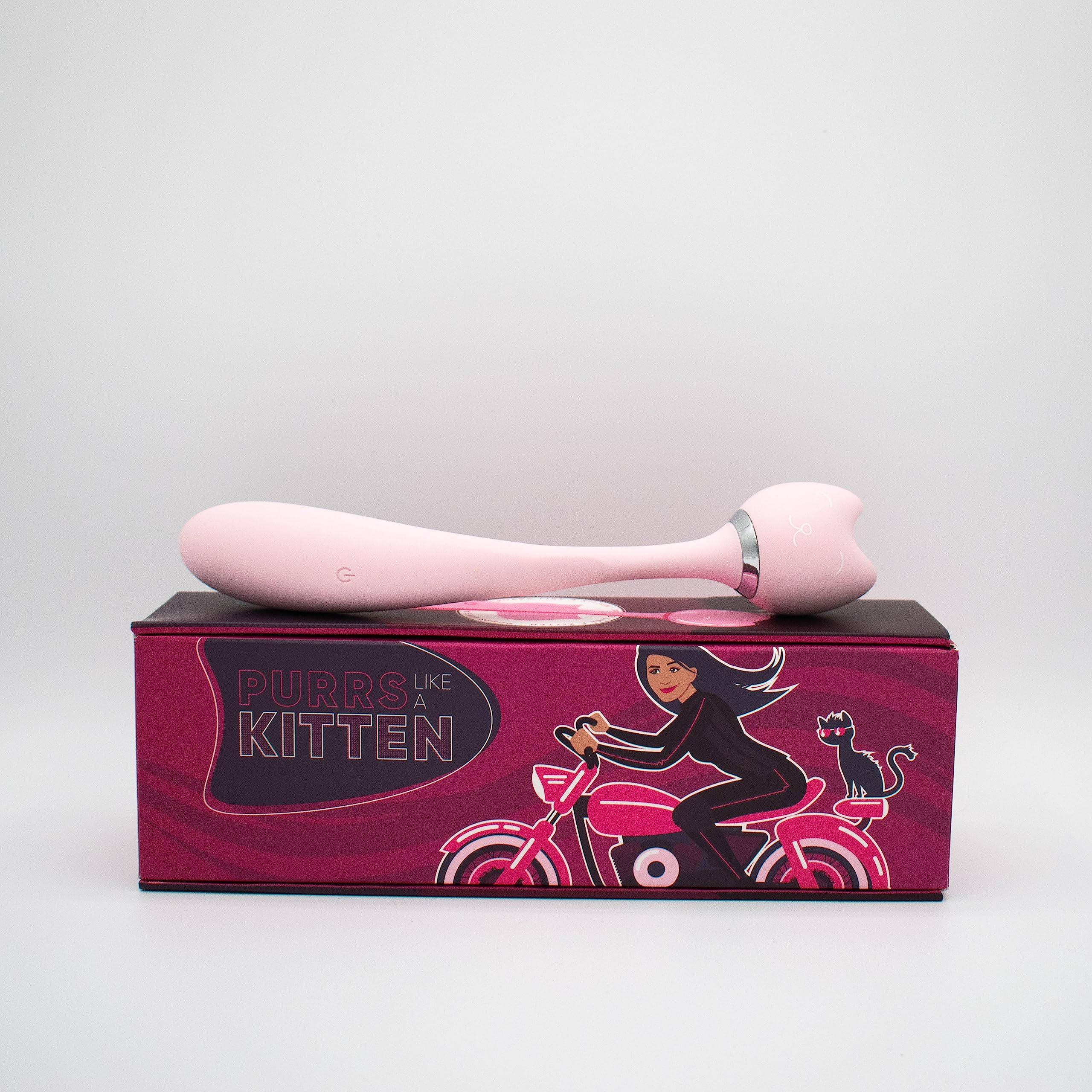 Like A Kitten Purrs Like A Kitten Vibrator Wand Dildo Massager for Clitoral Vaginal G-Spot Anal, Adult Sex Toy, 10 Vibrations
