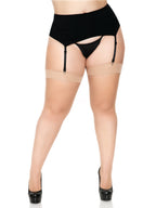 Micro net spandex stockings