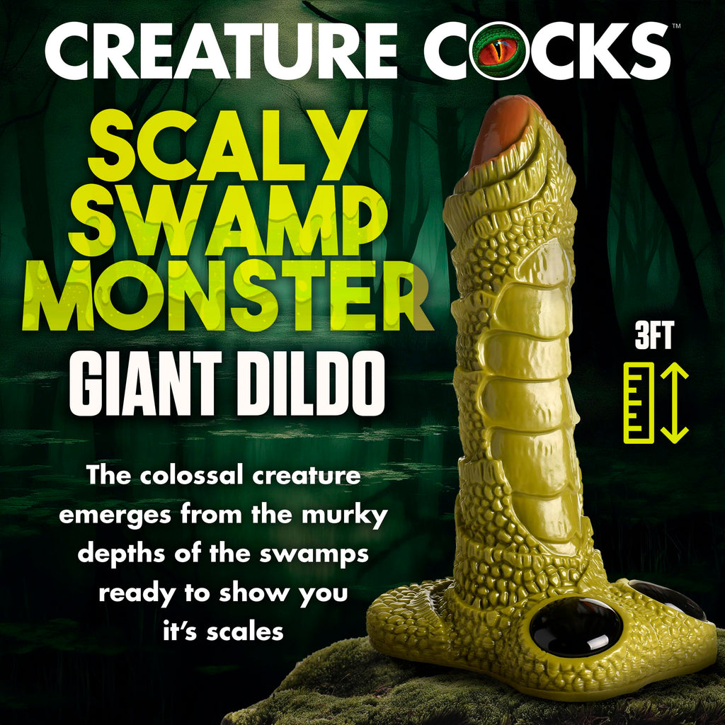 Giant Swamp Monster Scaly Dildo [Drop Ship Only]