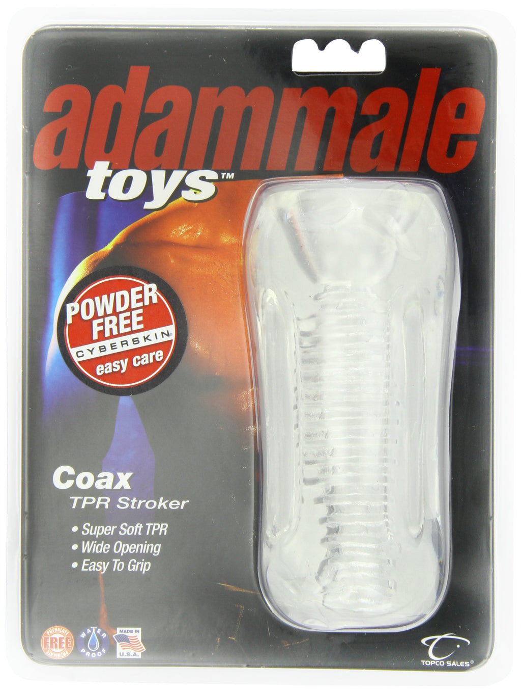 Topco Sales Adammale Coax Tpr Stroker