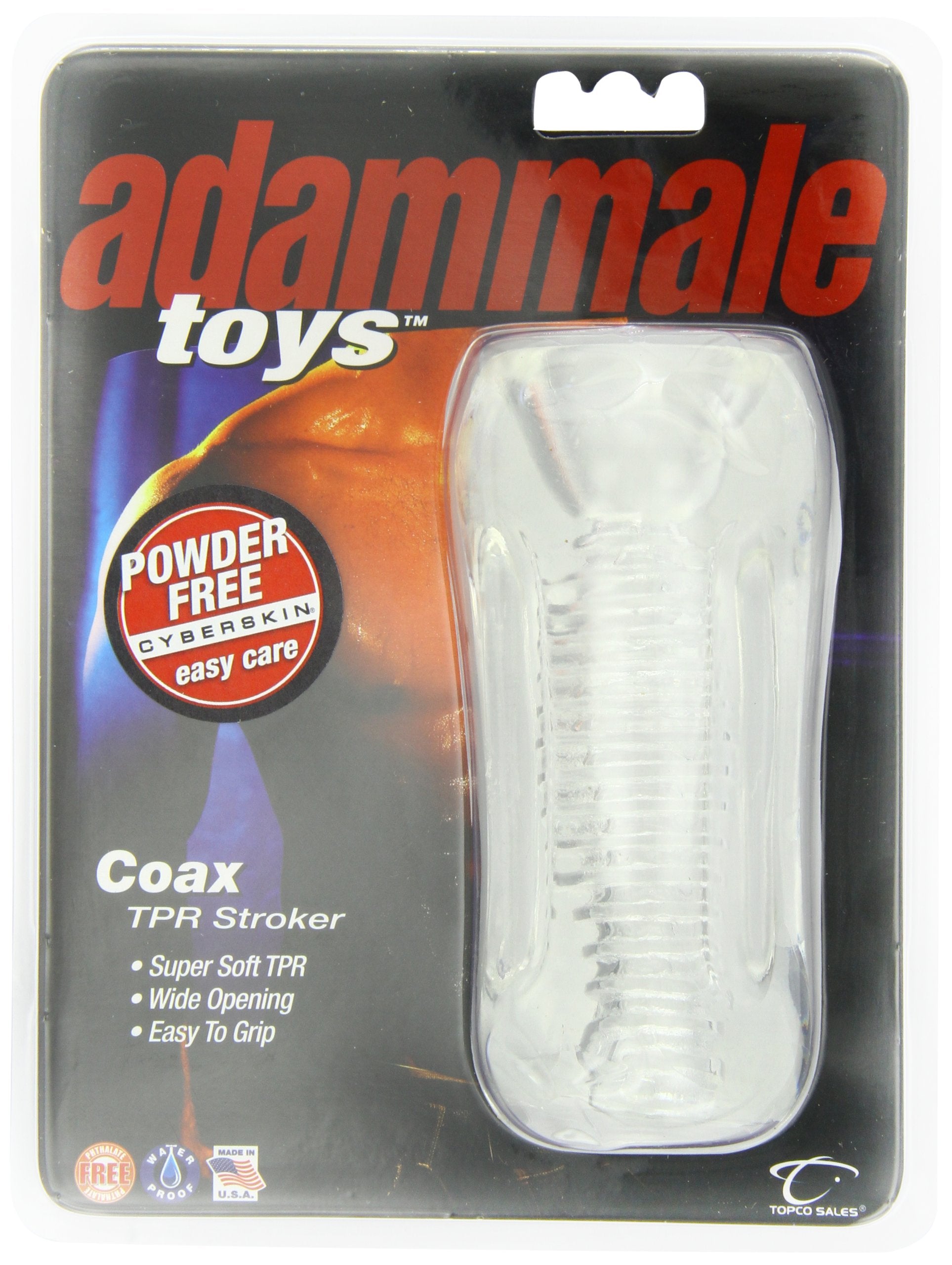 Topco Sales Adammale Coax Tpr Stroker
