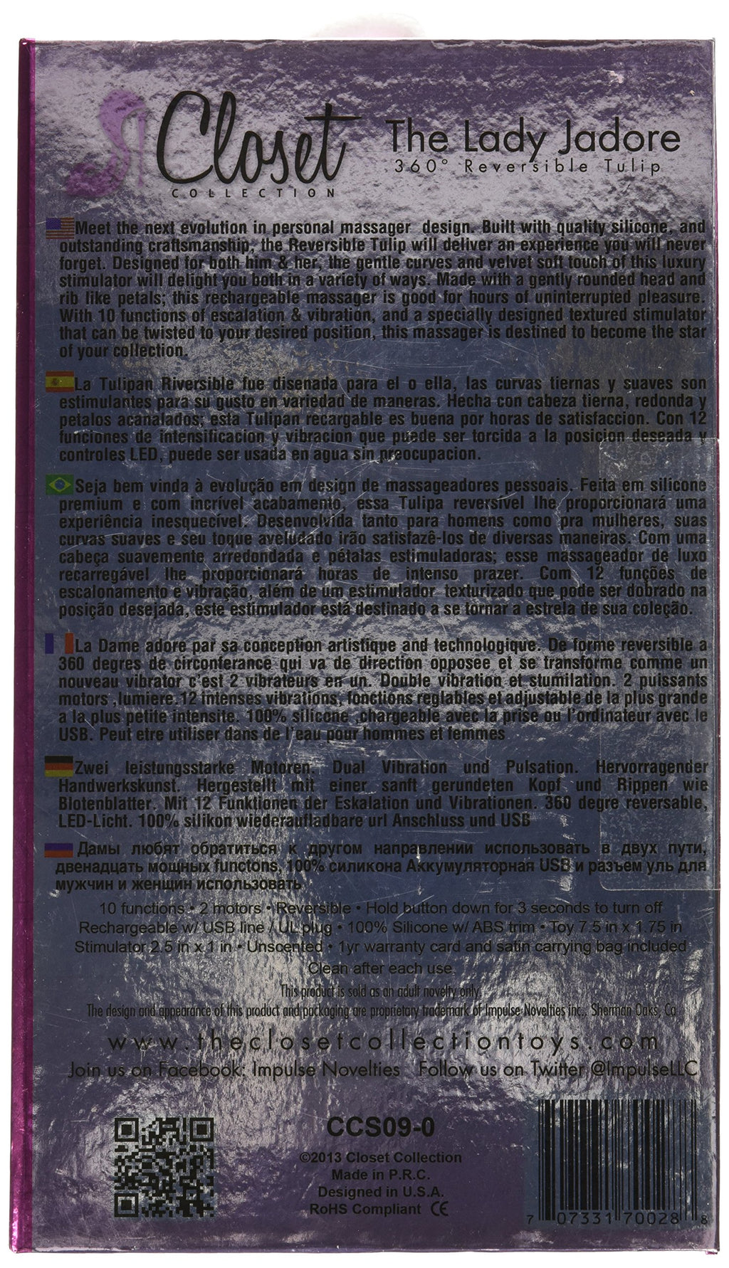 Lady Jadore 360 Reversible Tulip - Pink