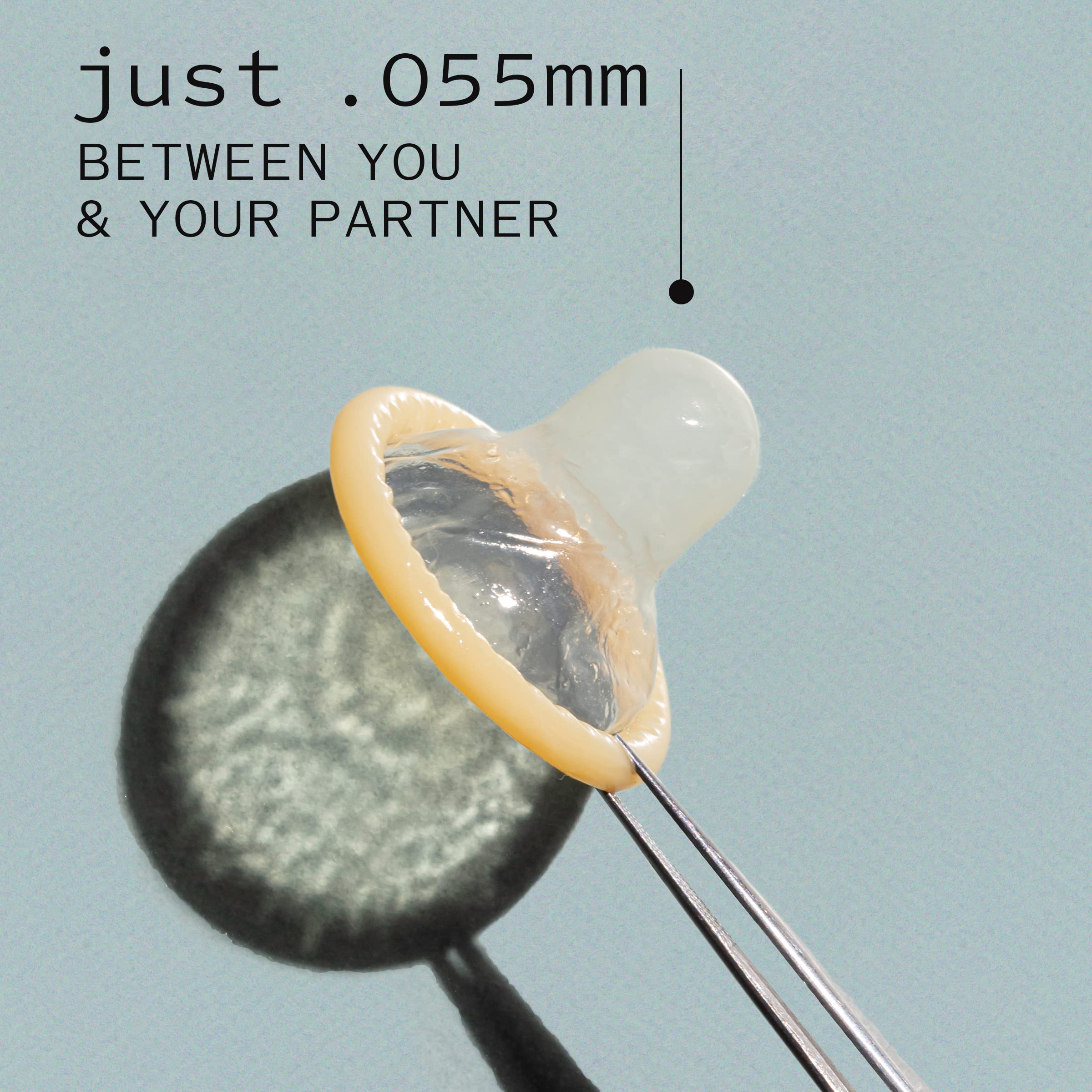 Kimono Thin Condoms I Snug Fit I 5X Tested, Stronger, Reliable I Up To 20% Thinner Than Regular Condoms I Made With Premium Natural Latex I 12 Count