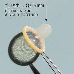 Kimono Thin Condoms I Snug Fit I 5X Tested, Stronger, Reliable I Up To 20% Thinner Than Regular Condoms I Made With Premium Natural Latex I 12 Count