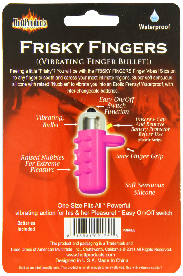 Frisky Fingers Silicone Sleeve Purple