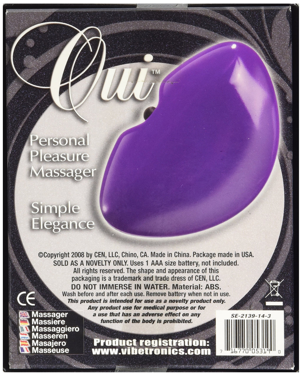 California Exotics Novelties Oui Massagers