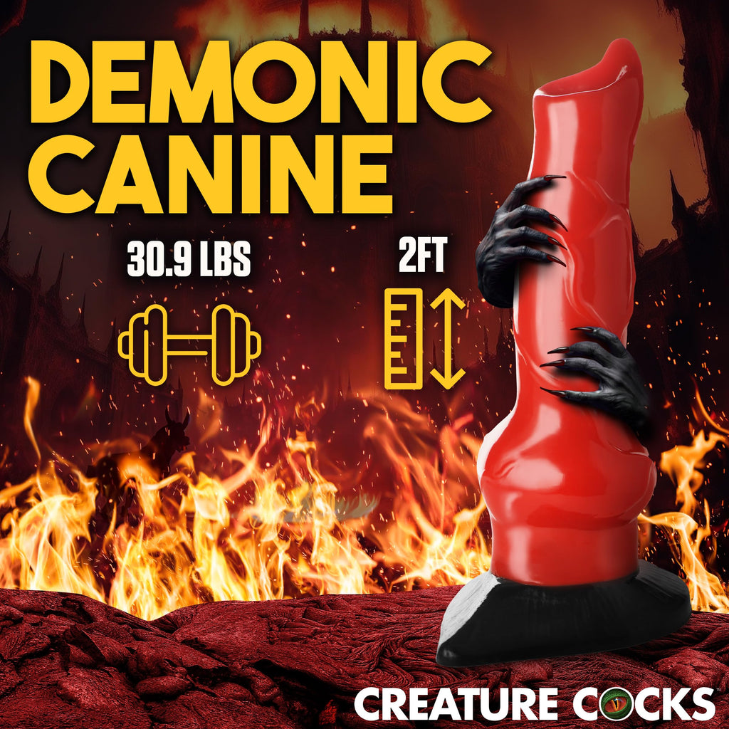 Creature Cocks Giant Hell-Hound Dil 2Ft