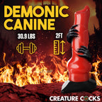 Creature Cocks Giant Hell-Hound Dil 2Ft