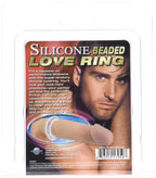 Pipedream Silicone Beaded Love Ring  Clear