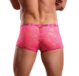 Mini Short Neon Lace Hot Pink Medium