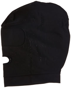 Master Series Disguise Open Mouth Hood With Padded Blindfold, Black, 1 Count