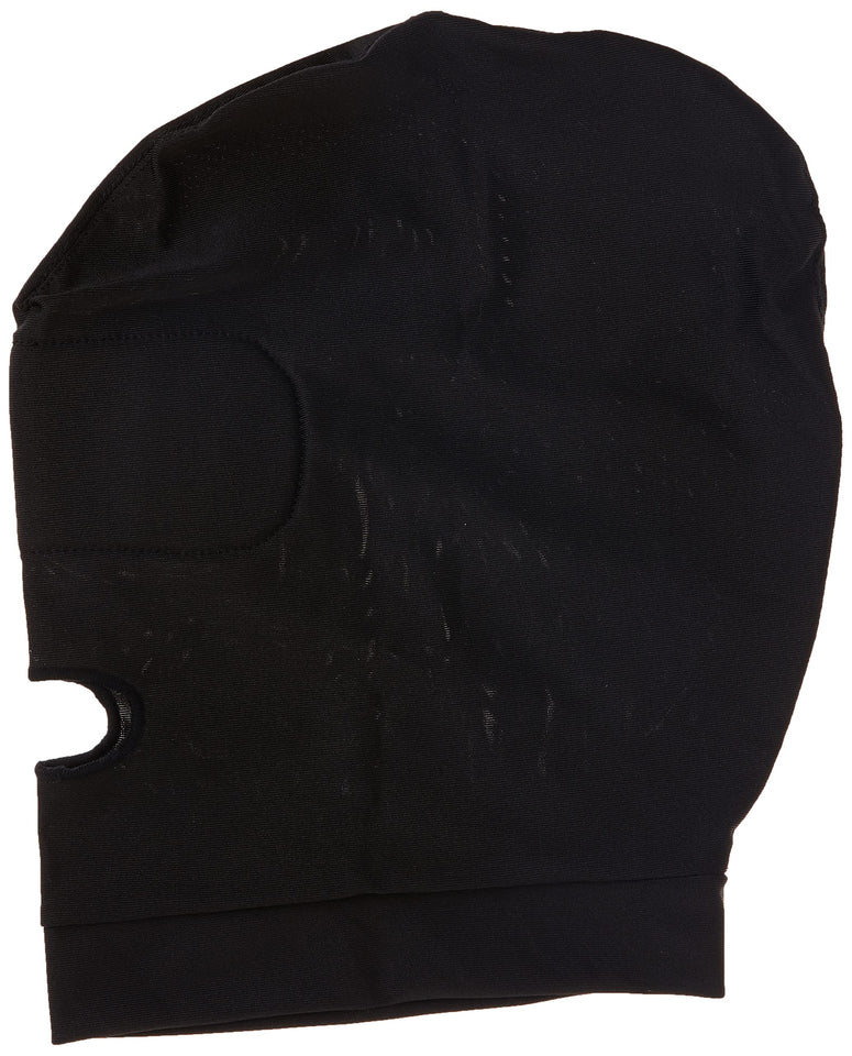 Master Series Disguise Open Mouth Hood With Padded Blindfold, Black, 1 Count