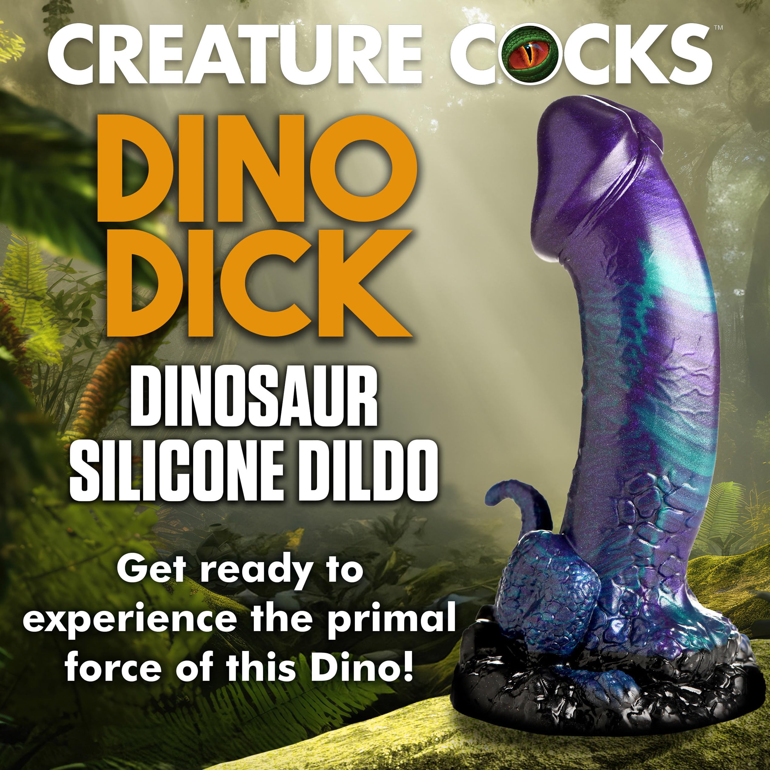 Creature Cocks Dino-Dick Dinosaur Silicone Dildo