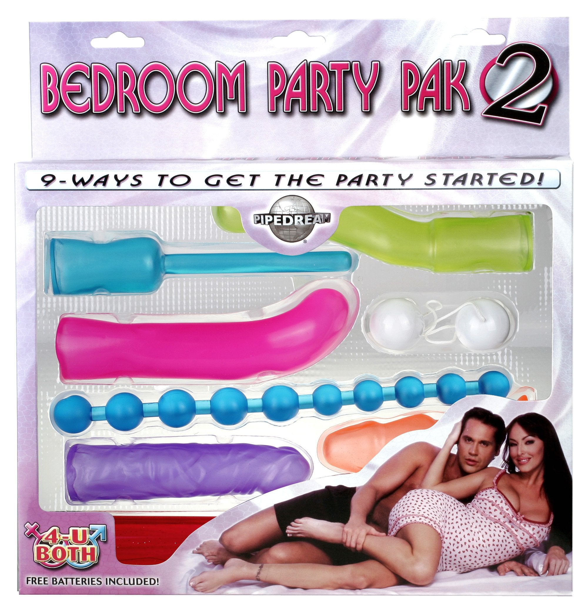 Pipedream Bedroom Party Pack 2, Various Colors