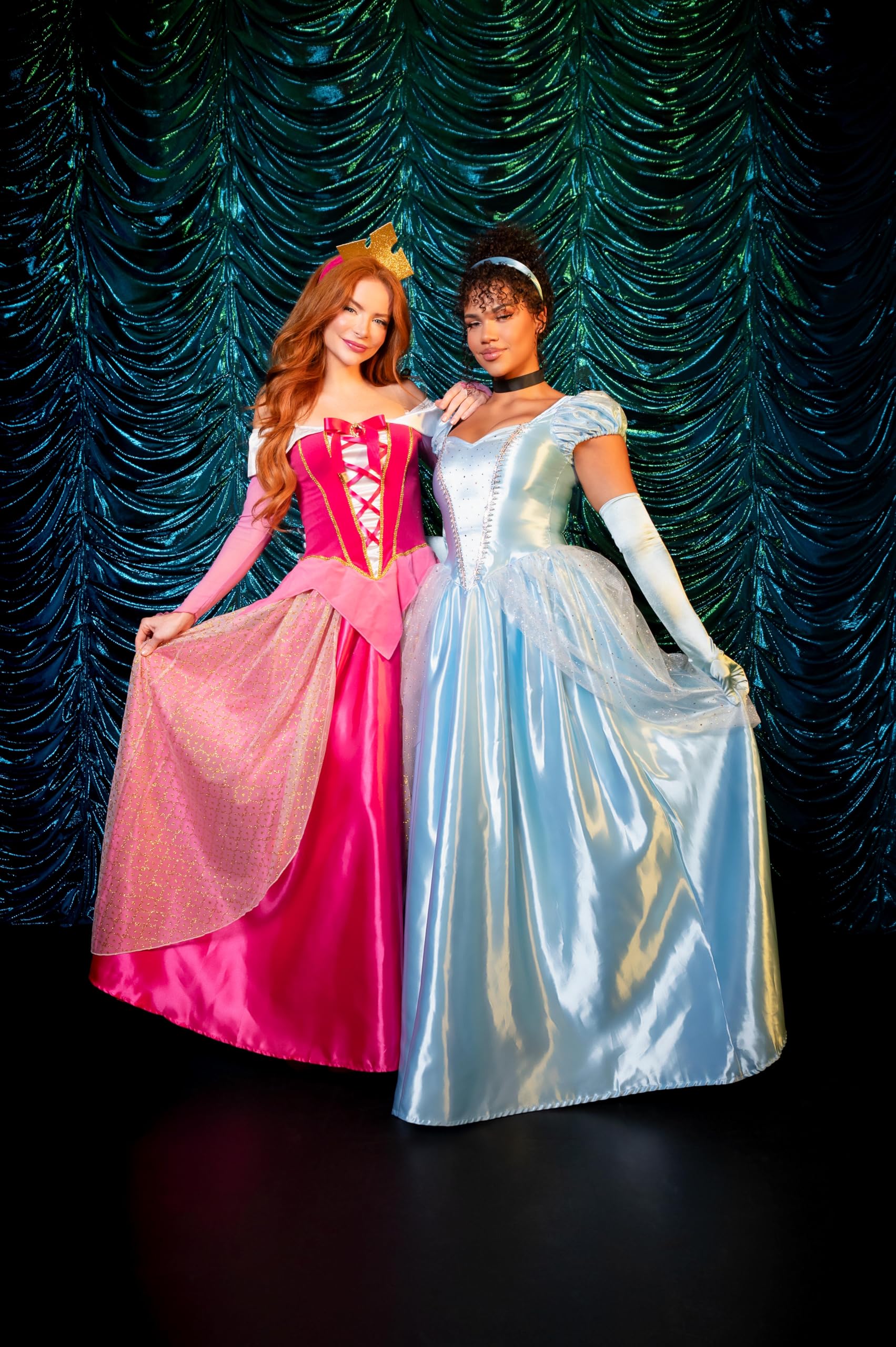 3Pc.Sleeping Princess,Satin Lo