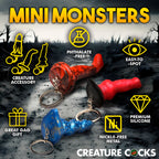Creature Cocks 3Pc Silicone Keychain Set