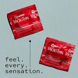 Kimono Microthin 'Barely There' Condoms, Sensitive Latex, Our Thinnest Condom, 3 Count