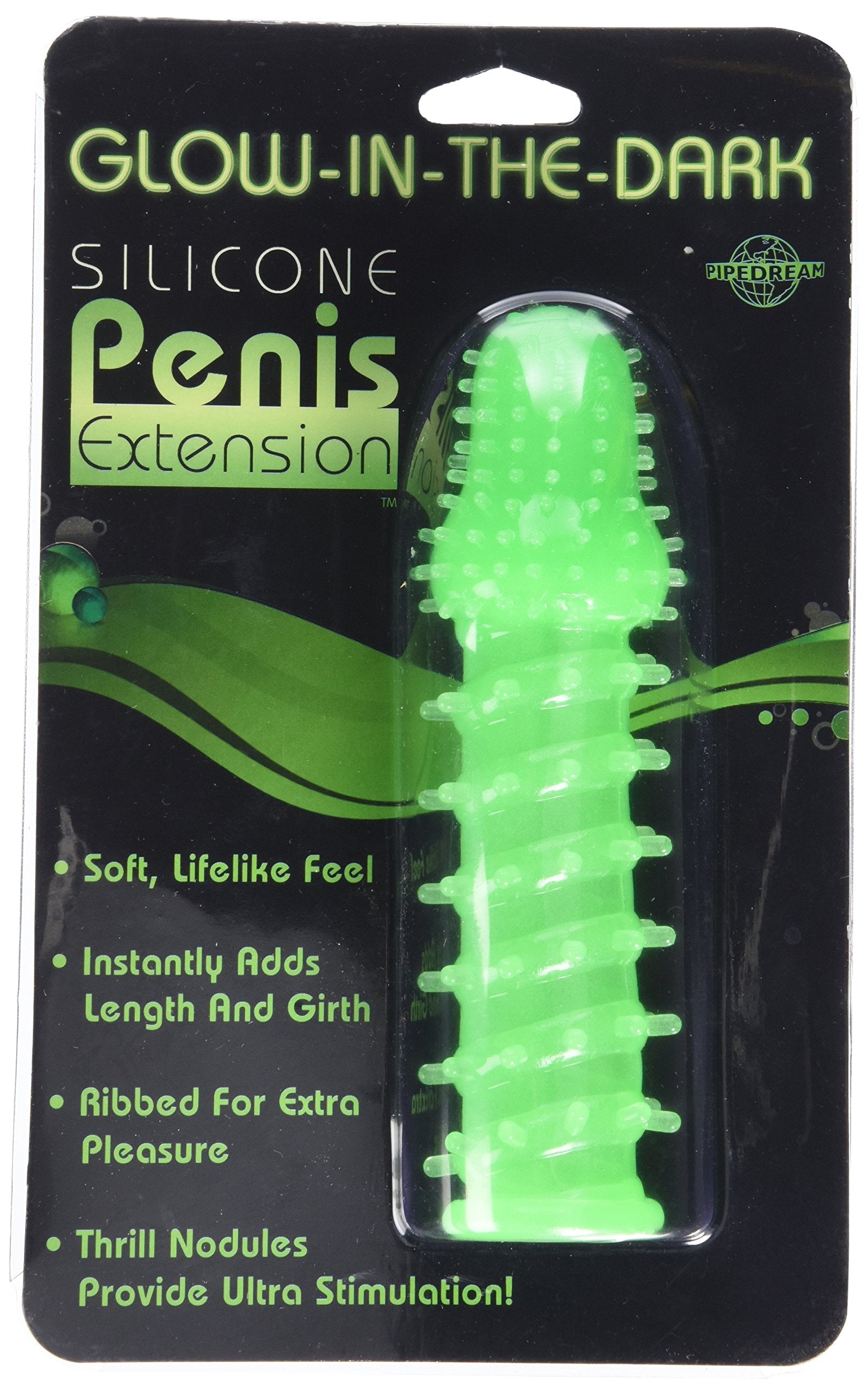 Pipedream Silicon Penis Extension, Glow In The Dark