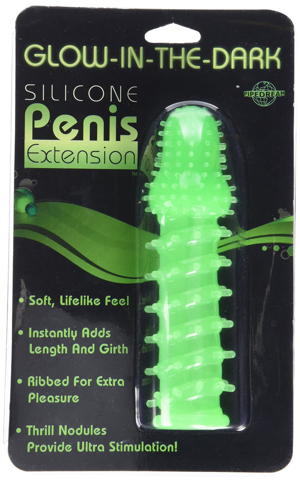 Pipedream Silicon Penis Extension, Glow In The Dark