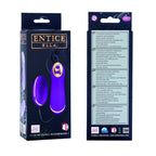 California Exotics Entice Ella Remote Control Bullet Waterproof, Raspberry