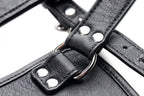 Master Series Ass Holster Anal Plug Harness Adjustable, Black