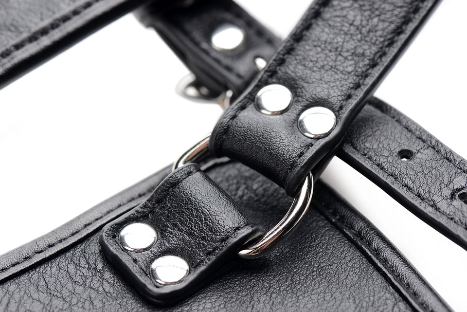Master Series Ass Holster Anal Plug Harness Adjustable, Black