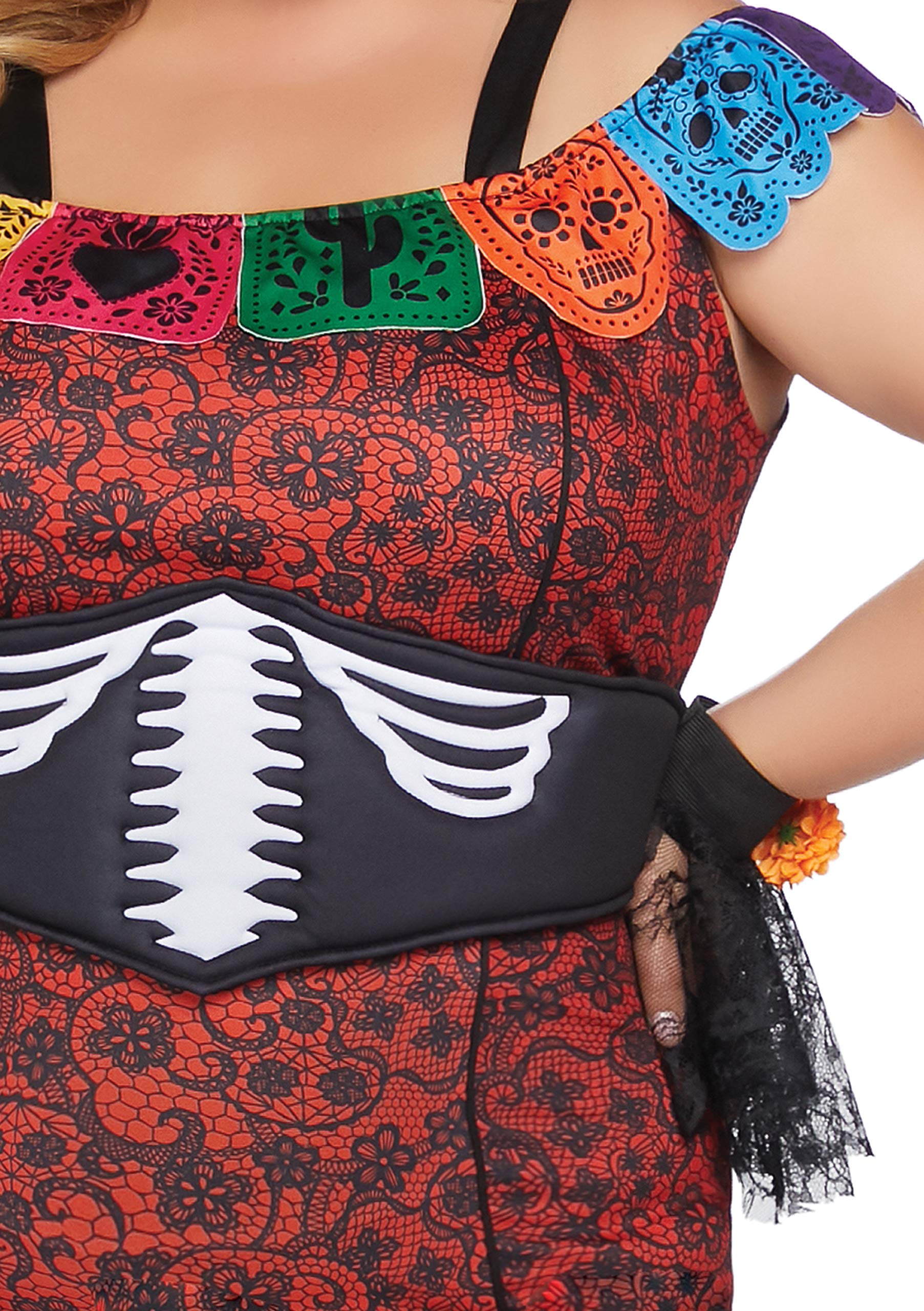 Leg Avenue 4 Pc Deluxe Day Of The Dead Be Multicolor Color