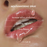 Bijoux Indiscrets Slow Sex Line Mouthwatering Spray - Premium Dry Mouth Solution and Deep Throat Spray for Adults - Sex Mouth Sp