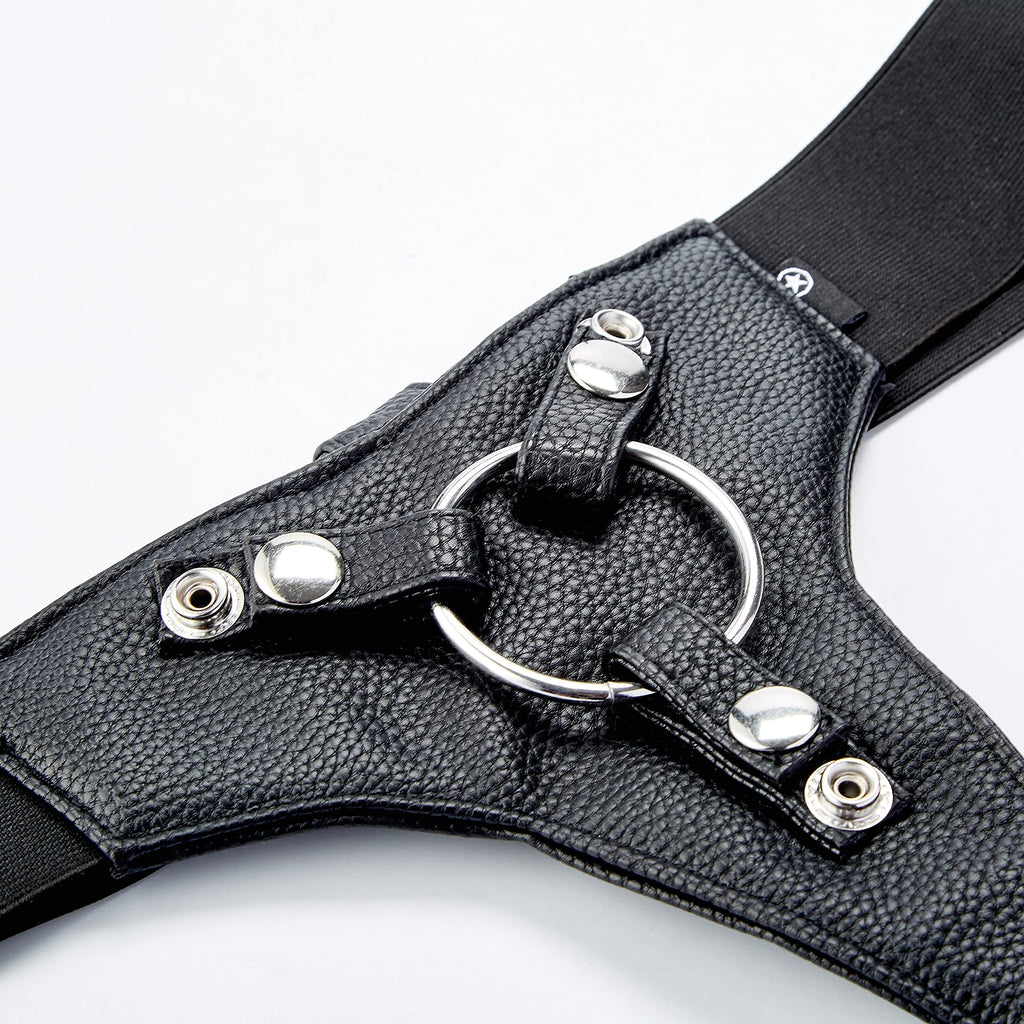Ouch! Realistic - 7In- Strap-On - Black