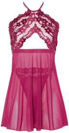 Coquette Babydoll & G-String-Wine O/S X-Boxed