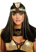 Dreamgirl Womens Cleopatra Headpiece, Gold, One Size