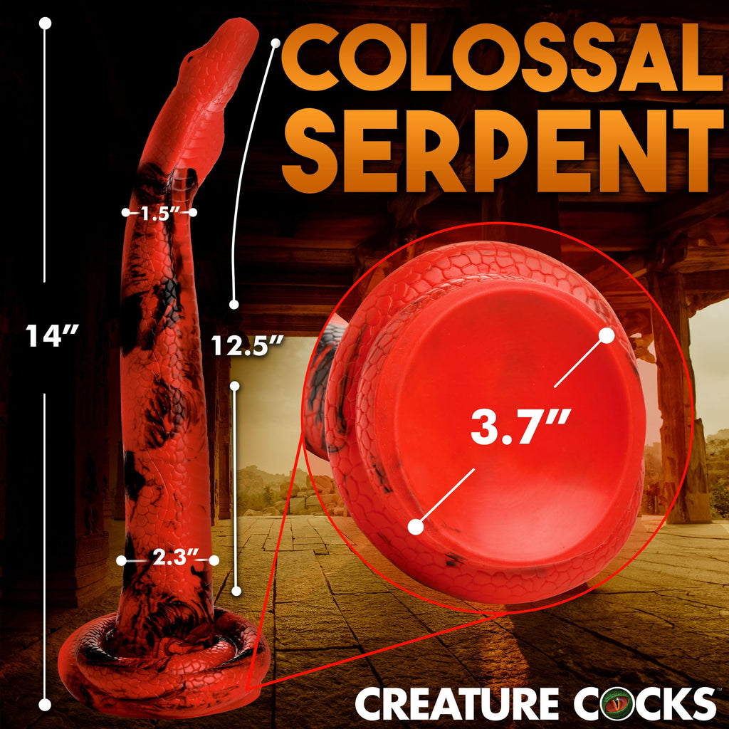 Creature Cocks King Cobra L 14In Sili
