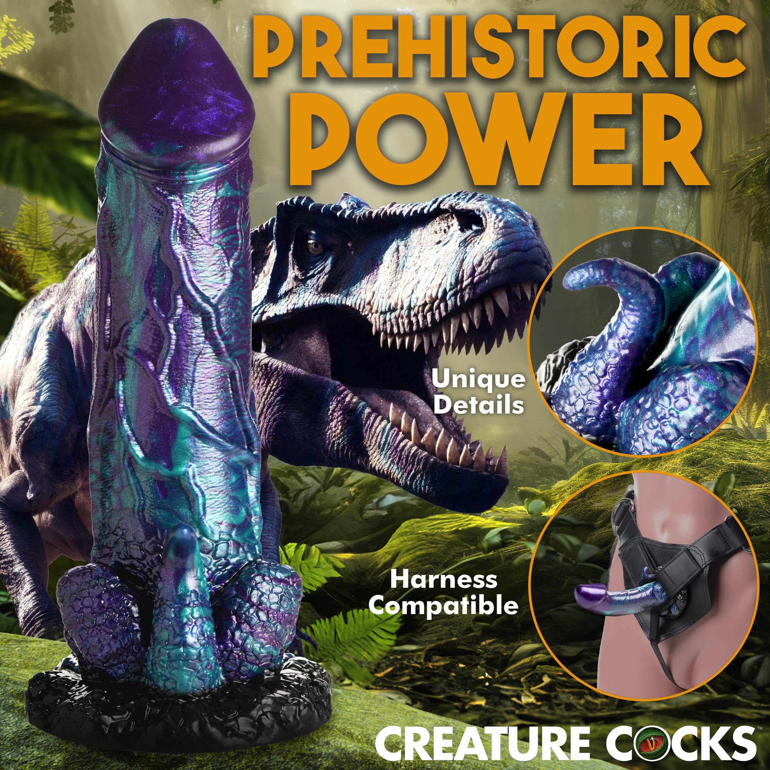 Creature Cocks Xl Dino Dick Sili Dildo
