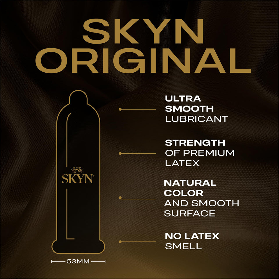 Skyn Non-Latex Lubricated Condoms, 12 Count