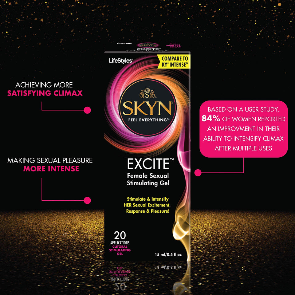 Lifestyles Excite Female Stimulating Gel 0.50 Oz (Pack Of 2)