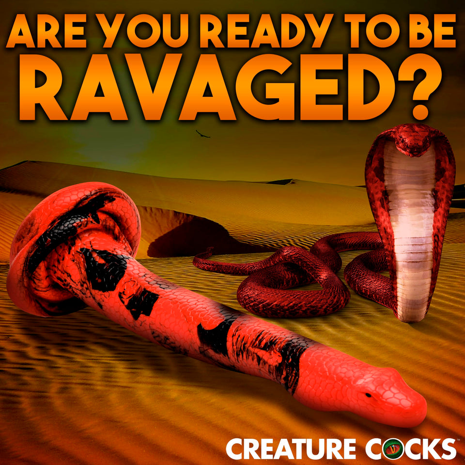 Creature Cocks King Cobra Xl 18 In Long Silicone Dong