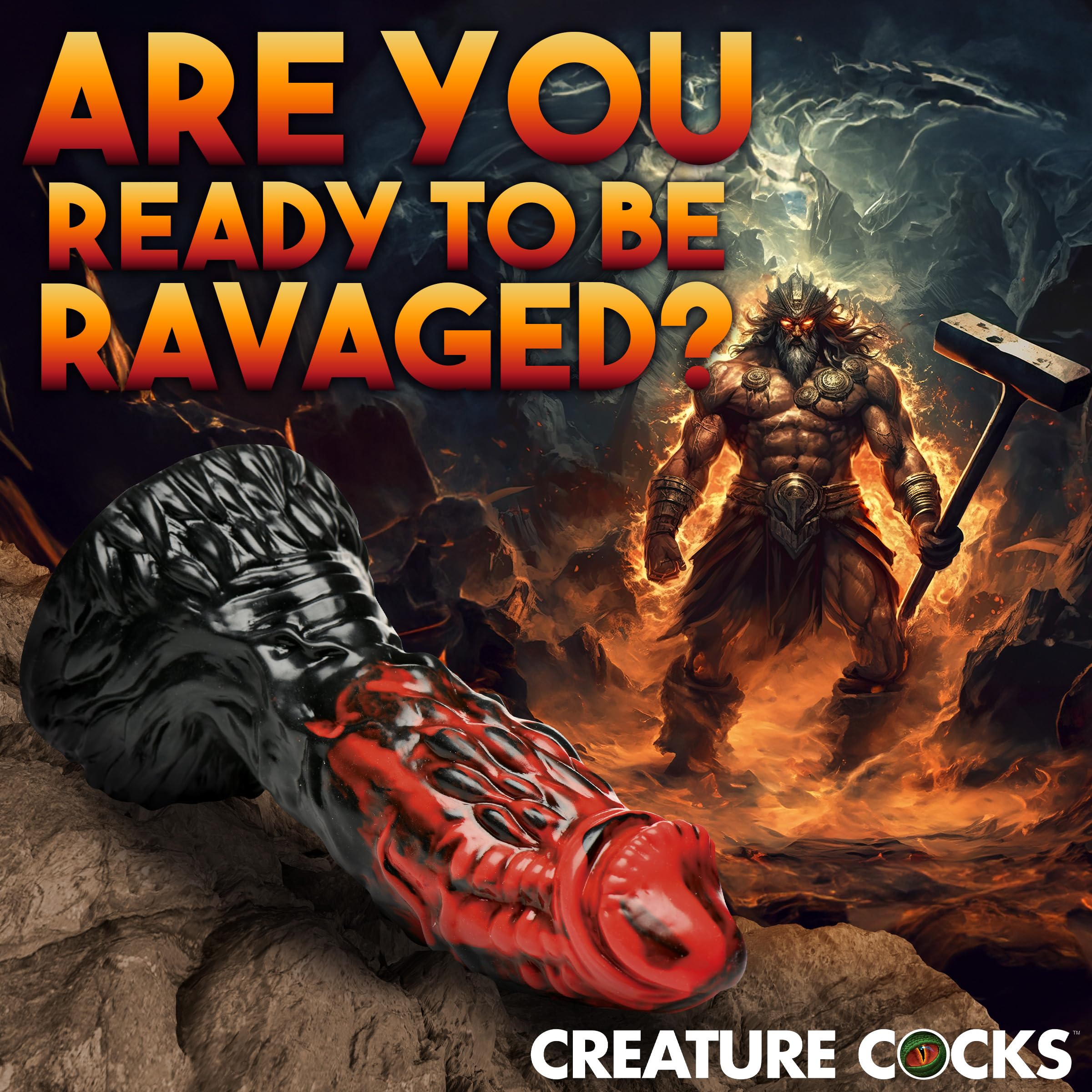 Creature Cocks Vulcan Silicone Dildo