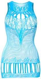 Lapdance Racerback Mini Dress Blue O/S