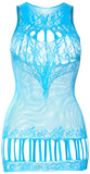 Lapdance Racerback Mini Dress Blue O/S