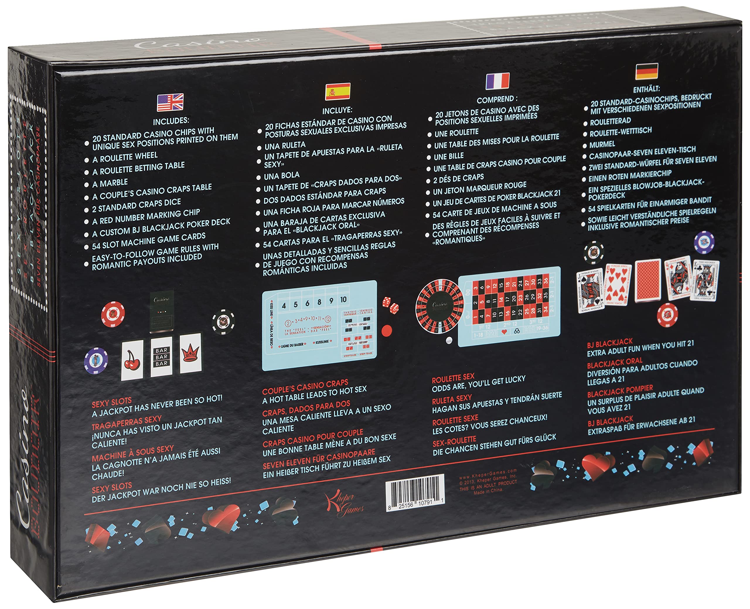 Kheper Games, Inc. Casino Boudoir Assorted Games