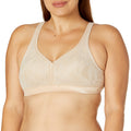 Playtex womens Playtex Womens 18 Hour Maximum Support Super Soft Wirefree Us4690 Bra, Taupe, 38DDD US