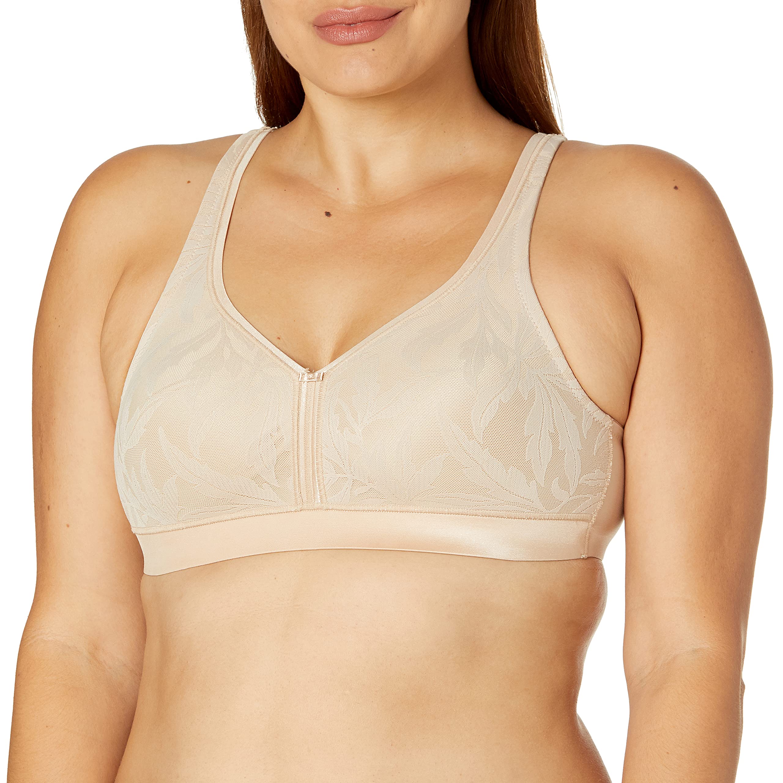 Playtex womens Playtex Womens 18 Hour Maximum Support Super Soft Wirefree Us4690 Bra, Taupe, 38DDD US